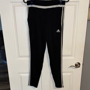 Adidas Black and White Joggers